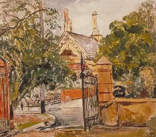 Avoca House, South Yarra by Arnold Shore, Oil 
